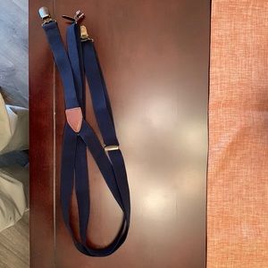 Blue men’s suspenders